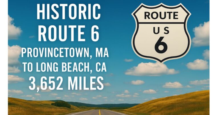 Usroute Reroute Historic Route 6 – America’s Longest Transcontinental Highway - US ...