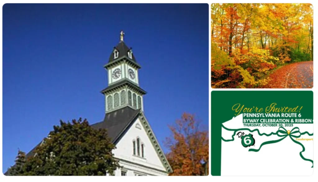 Collage of images for the US Route 6 Scenic Byway Designation