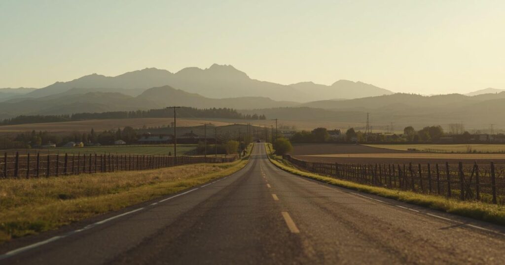 Scenic stretch of Historic US Route 6