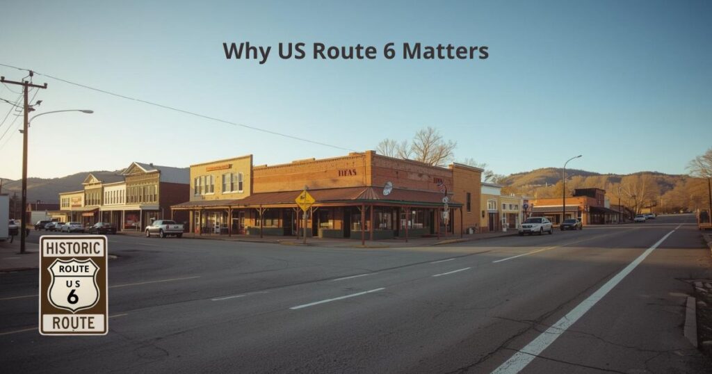 Historic US Route 6 highway