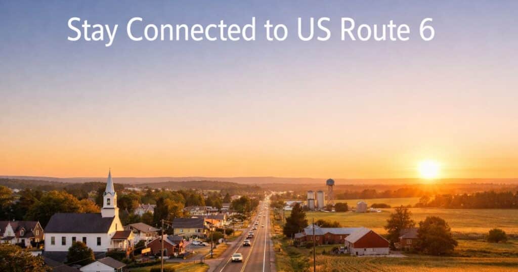 Stay connected on US Route 6