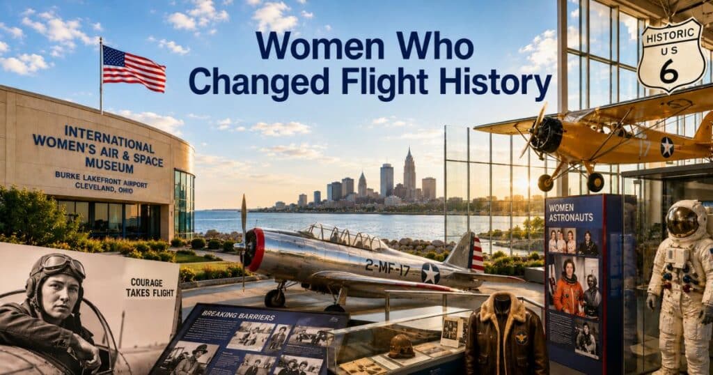 International Women’s Air & Space Museum inside Burke Lakefront Airport in Cleveland Ohio
