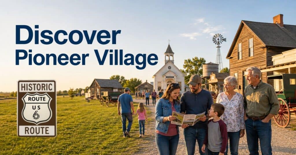 Pioneer Village beside historic US Route 6 in Minden, Nebraska
