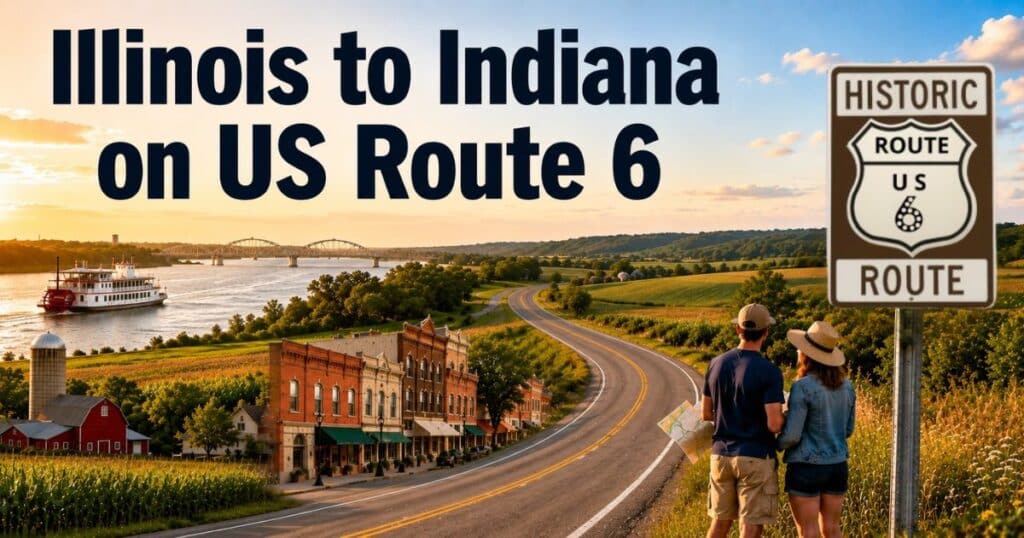 US Route 6 road trip through Illinois and Indiana
