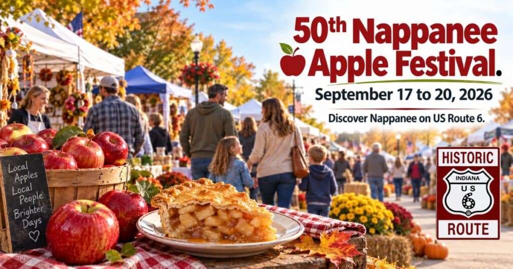 50th Annual Apple Festival in Nappanee Indiana Poster Image