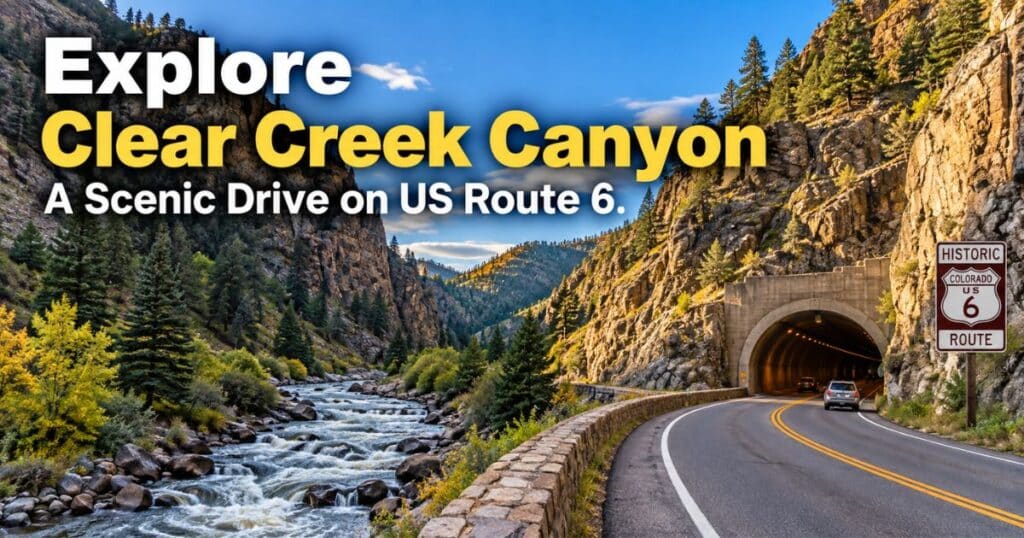 Explore Clear Creek Canyon on US Route 6 in Colorado